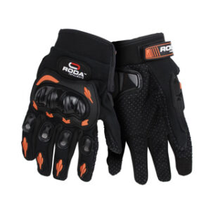 Guantes Touch Talla XXL Negro/Naranja RODA