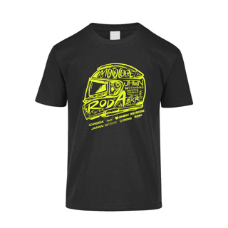 PLAYERA LOGO CASCO AMARILLO TALLA G OPTIMA