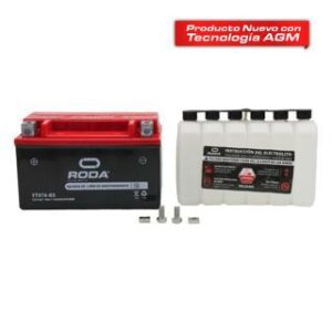 BATERÍA YTX7A-BS ACIDO RODA