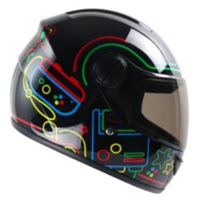 CASCO CERRADO JUNIOR TALLA XL NEGRO