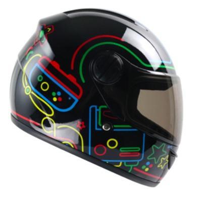 CASCO CERRADO JUNIOR TALLA XL NEGRO
